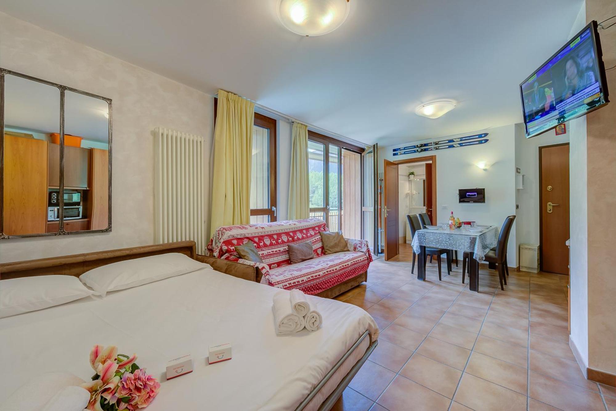 La Marmotta Campo Smith On The Ski Slopes - Happy Rentals บาร์โดเนกเกีย ภายนอก รูปภาพ